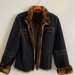 Beautiful Winter Faux fur Tweed Jackets